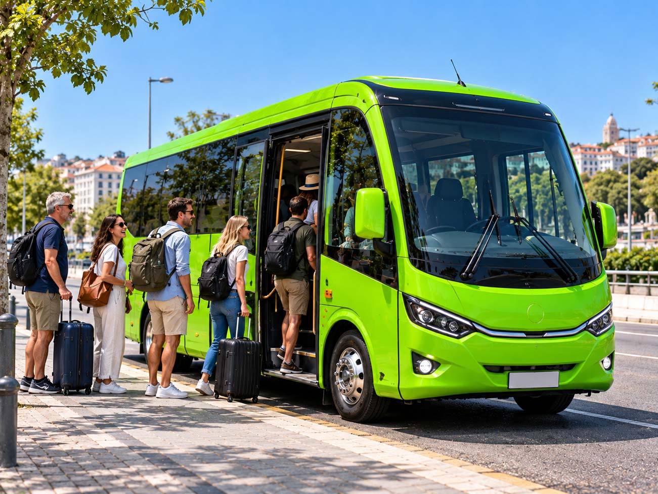 Immagine rappresentativa di trasporto con bus&bus per Gruppi, associazioni e comitive